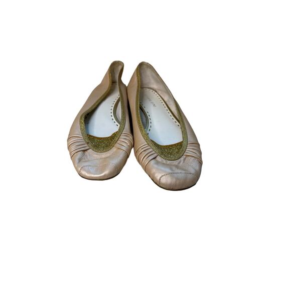 Gianni Bini Dusty Pink and Gold Bella Flats - Picture 1 of 5